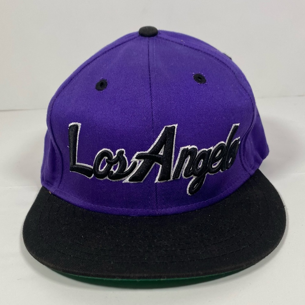 Los Angeles Purple Black Green KBETHOS SnapBack Hat